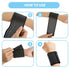 2 PCS Adjustable Elastic Wrist Support Band Wraps for Men and Women (Black)