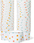 MATICAN Paper Ice Cream Cups - 50-Count 9-Oz Disposable Dessert Bowls for Hot or Cold Food, Party Supplies
