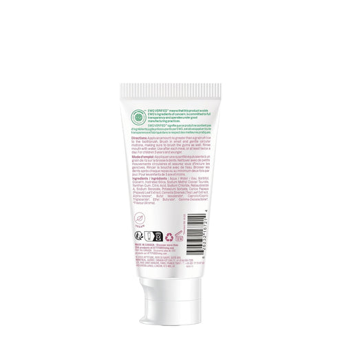 Attitude Baby and Child Fluoride-Free Training Toothpaste, EWG Verified, Vegan, Strawberry, 2.6 Oz