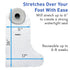 Water Proof Leg Cast Cover for Shower - Watertight Foot Protector (Half Leg, Soft)