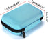 Hipiwe Hard Shell Essential Oil Carrying Case for 12 Bottles, Travel Size Essential Oils Bag Organizer (Blue)