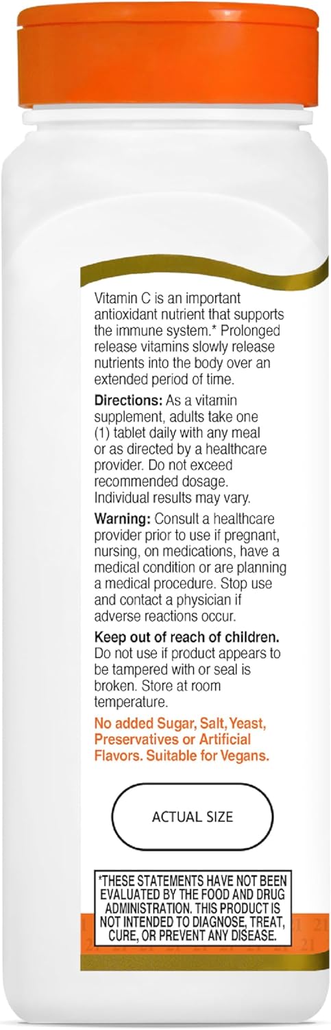 21st Century C 1000 mg Prolonged Release Tablets, 110 Count