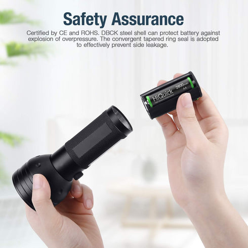 HiQuick AA AAA Rechargeable Batteries Combo - 2800mAh AA (4 Pack) and 1100mAh AAA (4 Pack), 1.2V Ni-Mh