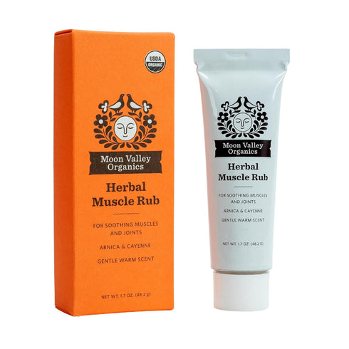 Moon Valley Organics Herbal Muscle Rub with Cayenne – Soothes Pain from Cold, Treat Sore Joints, Aches and Pains