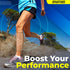 Sparthos Calf Compression Sleeves (Pair) – Leg Compression Socks for Men and Women, Beige-XL