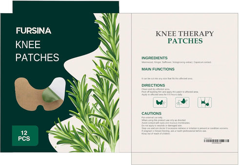 Knee Patches, Extra Strength Heat Patches for Bone on Bone, Wormwood Extract for Muscle Joint Relief