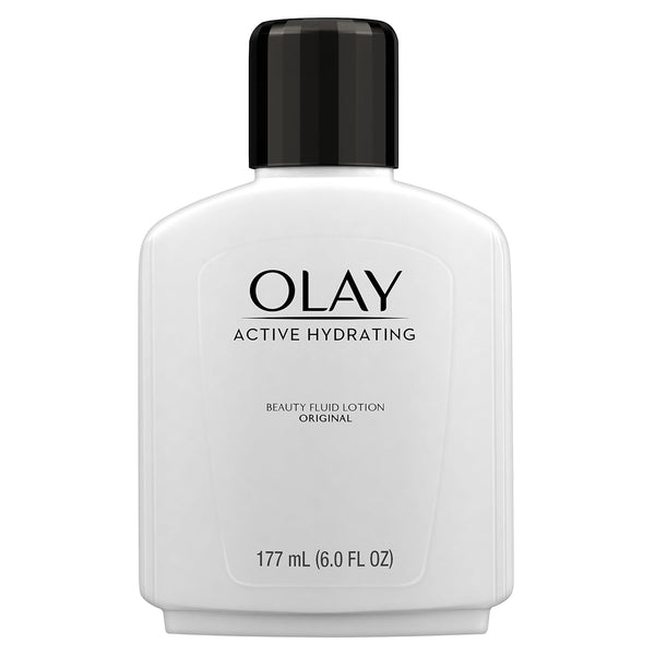 Olay Face Moisturizer, Active Hydrating Beauty Lotion, 6 fl oz (Pack of 2)