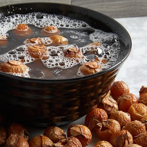 Cure Wid Pure Organic Soap Nuts, Deseeded, 1lb/450g, Eco-friendly Soap Nuts Laundry Detergent, Non-toxic.