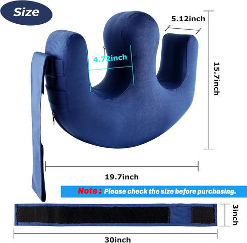 YHK Inflatable Turning Device, Bedridden Turnover Pillow, Prevent Muscle Atrophy with Polyester Removable Pillowcase