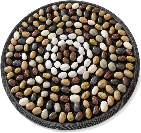 Lizipai Massage pad, Finger Pressure Board Ultra Slow Running Pebble Massage Foot pad