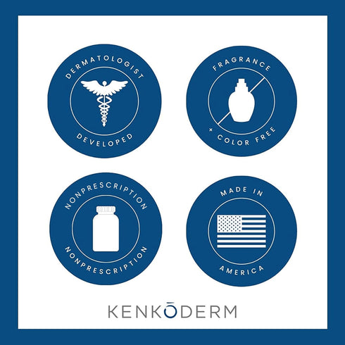 Kenkoderm Psoriasis Dead Sea Mud Soap - Natural Exfoliating Body & Face Cleanser, 4.25 Ounce