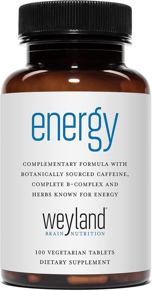 Weyland: Energy - Complimentary Formula with Botanically Sourced Caffeine, Complete B-Complex & Energy Supportive Herbs
