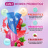 Women's Probiotic, 120-Billion-CFUs, 18 Strains, with 3 Prebiotics and Cranberry Extract for Immune Booster