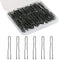 U Shaped Hair Pins, Sevensun 100PCS Ladies Hair Bun HairPin with Storage Box, 2.4 Inches, Black
