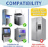 STREALE countertop, commercial Ice Maker Cleaner and Descaler - Ice maker cleaning tablets mini size, compatible