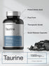 Horbaach Taurine 1500mg Capsules, 180 Count, Non-GMO and Gluten Free Supplement