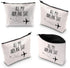 All My Airplane Sh*t Accessory Pouch, Traveler Makeup Bag Charger Pouch for Flight Attendant
