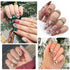 Nail Art Decoration Kit, 240Pcs Christmas Nail Charms Rhinestones Mixed Designs for Nails Crafts Accessories