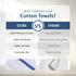Universal Cleaning Towels, 24 Pack, 16” X 19” 100% Cotton Terry Weave Cloths for Home or Restaurant Use