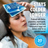 Gel Ice Pack for Hot Cold Compress, Reusable Soft Ice Packs for Injuries, Alternative to Hot Water Bottles