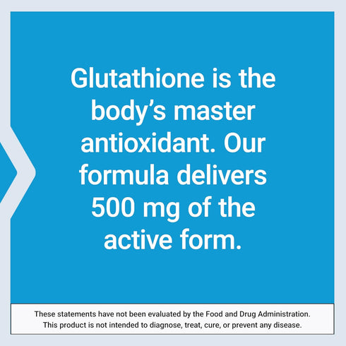 Life Extension Glutathione 500 mg – Antioxidant Capsules for Oxidative Stress, Gluten-Free, Non-GMO, Vegetarian