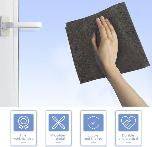 Gatuida 6 Pcs Disposable Rags, Cotton Cleaning Cloths, Lens Cleaning, Hair Towel, Dish Towels, Absorb Water