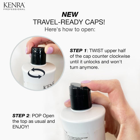 Kenra Moisture Shampoo, Boost Hydration, Nourish Dry Hair, Color Safe, Effortless Detangling