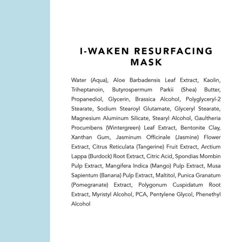 Indie Lee I-Waken Resurfacing Mask - Smoothing & Exfoliating Clay Mask with BHA, Vitamin C, Kaolin & Bentonite Clays