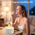 Missfly 300ml 360 Cloud Shape Cool Mist Humidifier Diffuser, Rotatable, Quiet Auto Safety Shutoff, Easy Refill Home
