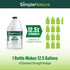 SimpleNature 50% (1 Vinegar Gallon) - Ultra Concentrated Vinegar for Heavy-Duty Cleaning Power for Home & Patio