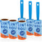 Lint Roller, 660 Sheets Extra Sticky Remover for Couch, Clothes, Carpet, Furniture, Pet Hair, 3 Handles, 6 Rollers