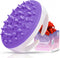 Scala Silicone Cellulite Massager | Bath Shower Scrubber Accessories | Body Massager Tool, Exfoliator, Purple