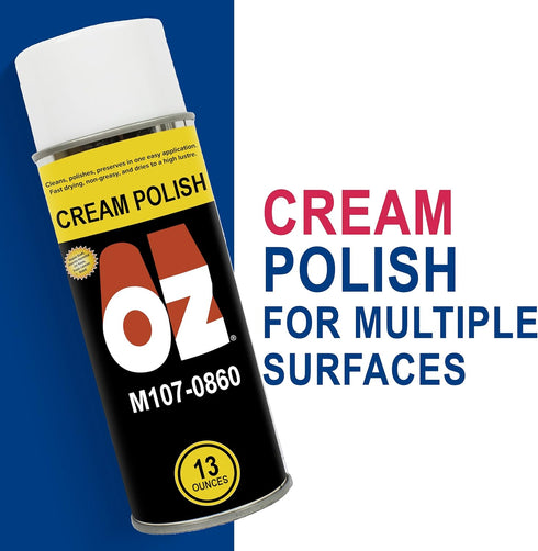 OZ Polish Aerosol Furniture Polish, M107-0860, 13 oz