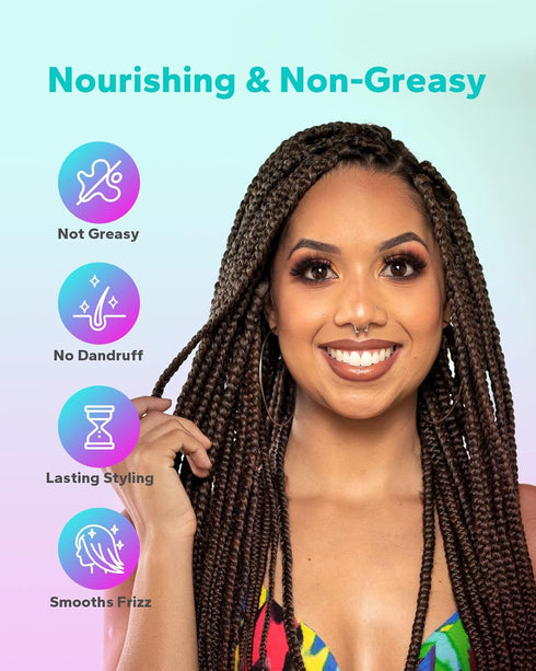 StyleShark Non-Greasy Hair Wax Stick 2.7 oz for Styling Flyaways and Frizz, Edge Control on Wigs and Hair