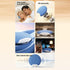 Yunir Pillow Speaker for Sleeping, Mini Bluetooth Speaker Under Pillow with Automatic Off Timer, White Noise Sound