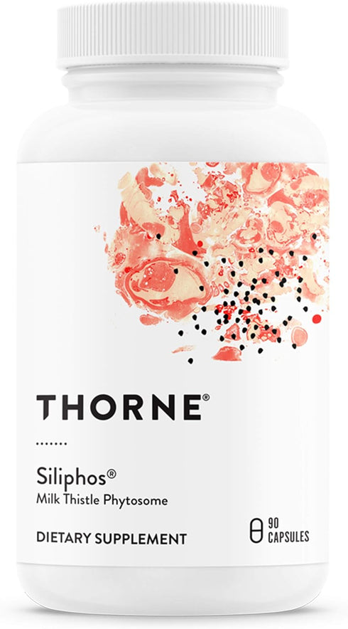 THORNE Siliphos, Botanical Extract Complex for Antioxidant and Liver Support, 90 Capsules