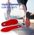 Pure Stride Full Length Insoles - Comfort Insoles for Metatarsals, Flat Feet, Pain Relief for Plantar Fasciitis, 1 Pair