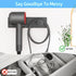 XIGOO Self Adhesive Hair Dryer Holder Wall Mounted-Bathroom Hair Blow Dryer Rack Organizer Compatible with Supersonic