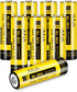 iMah HR6 AA rechargeable batteries, Ni-MH 1.2V 1800mAh, 8-Pack, Compatible with Panasonic Models