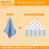 2 in 1 Microfiber Cleaning Cloth: Non Scratch Wire Dishcloth Rags for Washing Dishes, Multipurpose Towels for Home