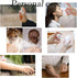 ZEJIA Small Spray Bottle 2OZ - Refillable Mini Plastic Travel Spray Bottle with Labels (3 Pack)