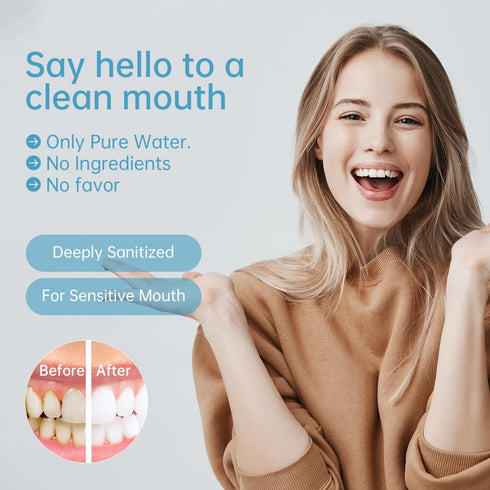 Wet Teeth Wipes for Adults, 60pcs Oral Brush Ups for Convenient Teeth Cleaning and Gum Care