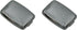 Set 2 of Etched Rectangular Pocket Purse Pill Box & Organizer with Dual Compartments (Victorian - Pewter)