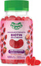 Biotin Jelly Bean Gummy Vitamins, Max Strength 10000mcg for Hair, Skin and Nails, 120 Strawberry Blast Jelly Beans,