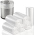 Tebery 300 Counts 4 Gallon Clear Small Garbage Bags, Wastebasket Bin Liners for Bathroom Bedroom Office