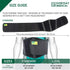 Ergonomic Umbilical Hernia Belt - Abdominal Binder for Hernia Support, Compression Pad, Standard (24-44 in)