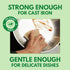 Biodegradable Natural Kitchen Sponge - Pack of 12 Compostable Cellulose and Coconut Walnut Scrubber Sponges