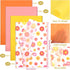 100 Sheets 20 * 14 Inches Boho Tissue Paper for Gift Wrapping, Retro Boho Orange Yellow Pink Color Tissue Paper with Daisy Printed Hippie Boho Art Paper Crafts for Home DIY Gift Bags Party Favor Decor by Bolsome