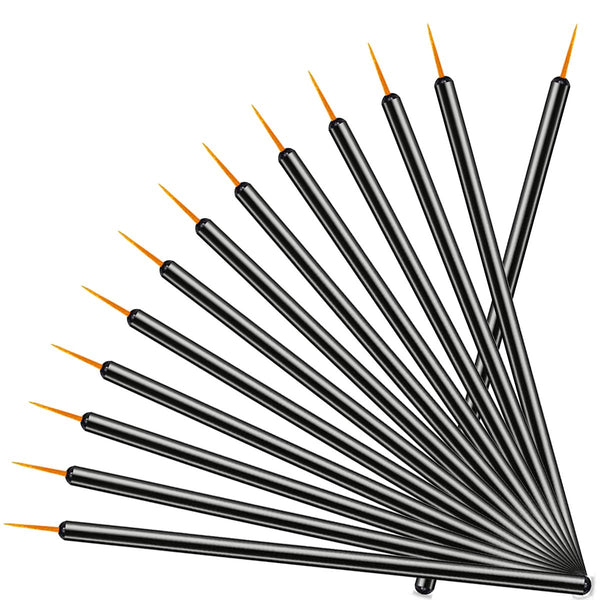 JASSINS 100 Pack Disposable Eyeliner Brush, Eye Liner Applicator Cosmetic Eye Wands Makeup Tool