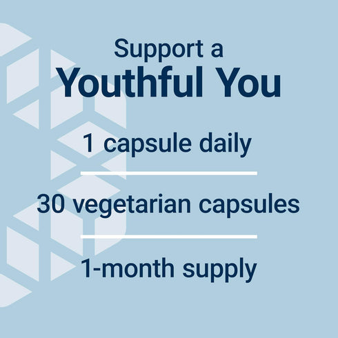 Life Extension Essential Youth L-Ergothioneine 30 Vegetarian Capsules for Longevity & Healthy Aging, Gluten-Free,
